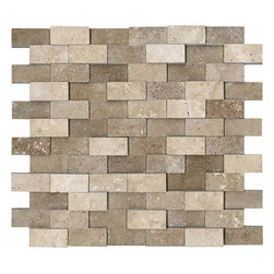 Split Face Stone Collection - Noce Travertine - Tile