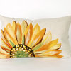 Sunflower Indoor/Outdoor Pillow, Yellow
