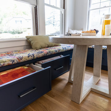 Bench Seatings Breakfast Nook with Storage Drawers