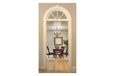 Transom Window Federal / Georgian in Dining Room