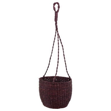 Hand-Woven Hanging Seagrass Basket/Planter