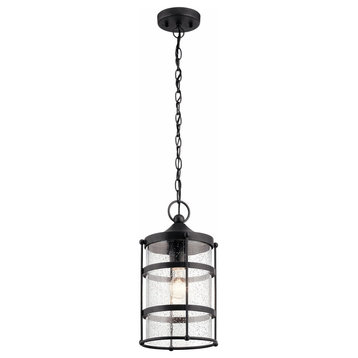 1 light Outdoor Hanging Pendant - Coastal inspirations - 16.5 inches tall by 9