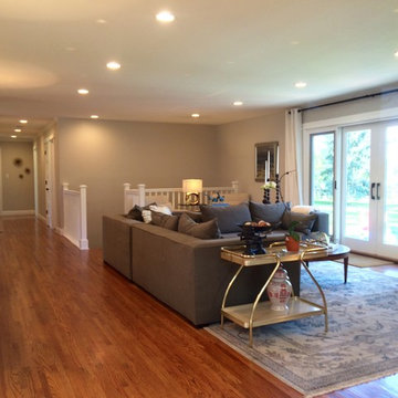 Viking Stairs and Living Room After