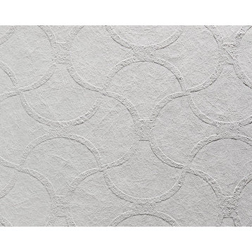 Blanc, the Fascination of Elegant Metallic White Wallpaper Roll Wall Decor