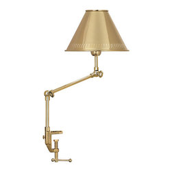 Robert Abbey - Robert Abbey Jonathan Adler St. Germain Clamp Table Lamp - Table Lamps