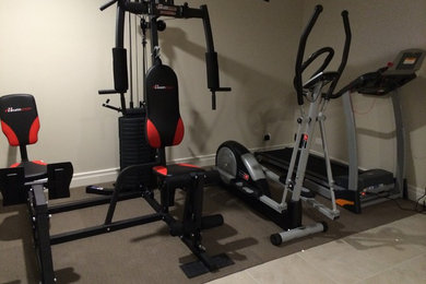 Inspiration for a home gym in Brisbane.