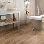 Roll in shower and wet room - Transitional - Bathroom - Cleveland - by