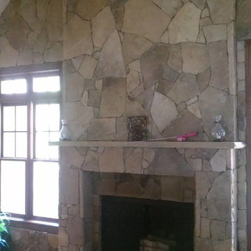 Interior Stone Fireplace Gallery