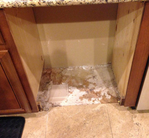 how to replace a dishwasher cabinet seal