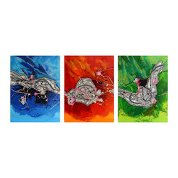 Emotion #1, #2 and #3 - Paintings