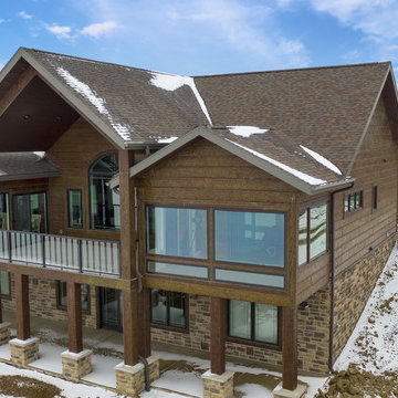 Concrete Log Siding Homes