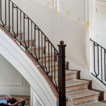 Oil rubbed bronze staircase