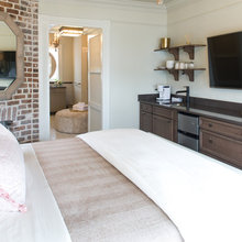 master dresser tv shelves ideas