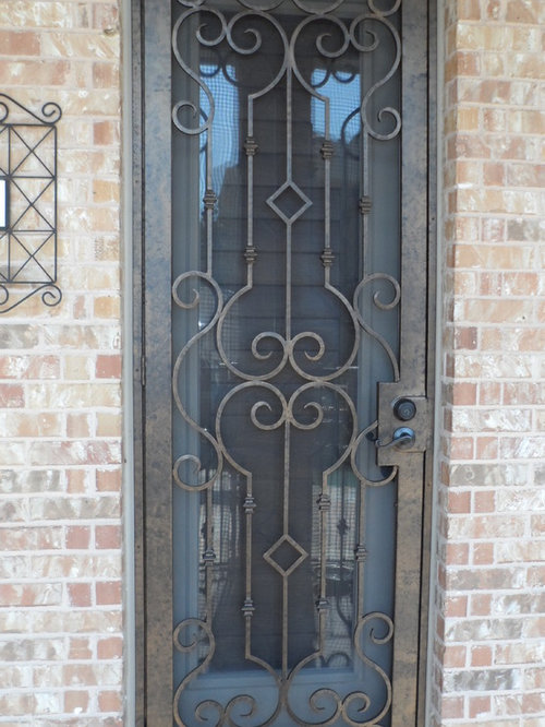 Wrought Iron Screen Doors