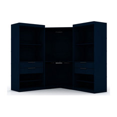 Mulberry Open 3 Sectional Corner Closet, Set of 3, Tatiana Midnight Blue