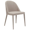 Burton Fabric Dining Chair Light Gray, Set of 2