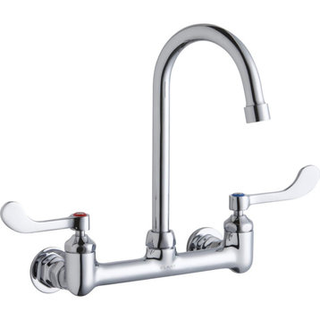 Elkay LK940GN05T4H 1.5 GPM Wall Mounted Double Handle Utility - Chrome