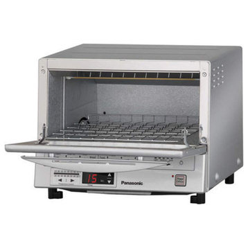 NB-G110P-K Toaster Oven FlashXpress with Double Infrared Heating, Silver