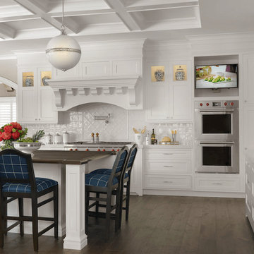 Light-Filled, Bright White Kitchen + Baths