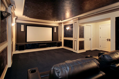 Home theater - home theater idea in Houston