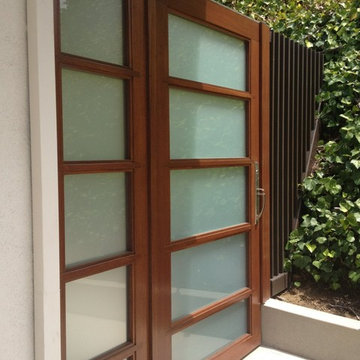 Wood gate