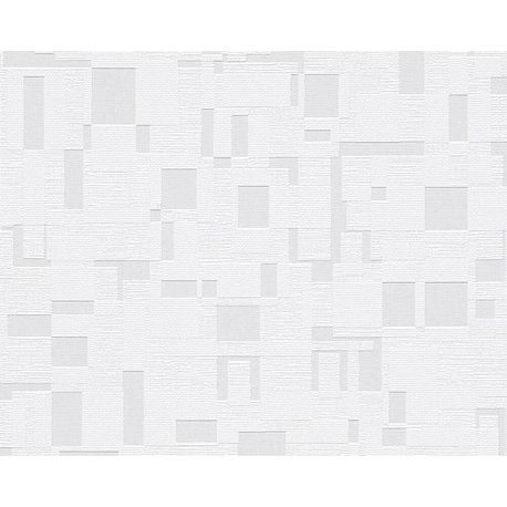 Ok6, Textile Natural Fresh Garden White Wallpaper Roll