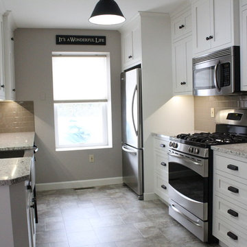White Galley Kitchen