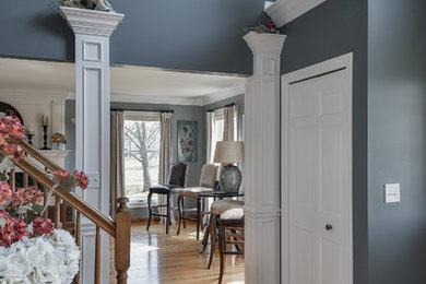 Inspiration for a transitional entryway remodel in Chicago