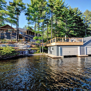 Rustic Modern Cottage on Lake Muskoka