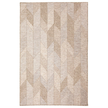 Orly Angles Indoor/Outdoor Rug Natural 6'6"x9'3"