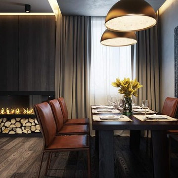 Unique Apartment Design. 3D Visualization