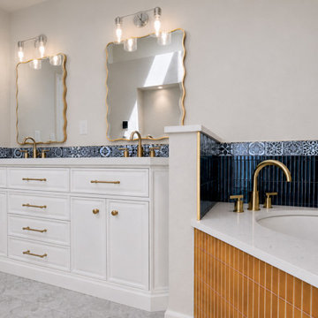 Gunbarrel Contemporary Art Deco Master Bathroom
