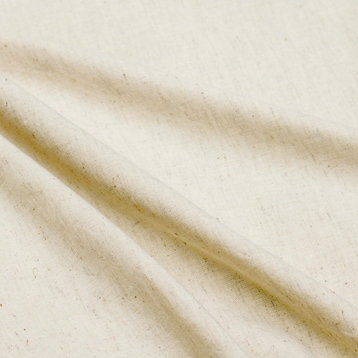 Natural Beige Cotton Linen Fabric By The Yard, 4 Yards For Curtain, Dress
