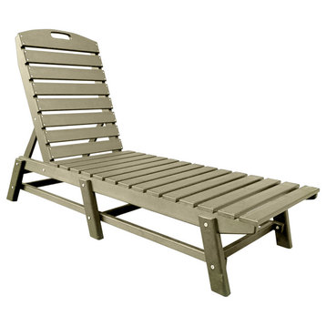 Outdoor Chaise Lounge, Pool Lounger Chair - Poly Furniture, Weather