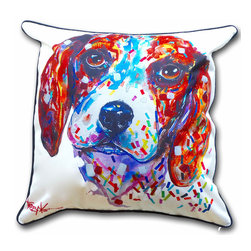 Beagle Indoor/Outdoor Cushion Covers - Outdoor Cushions And Pillows