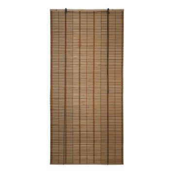 Light Brown Bamboo Midollino Wooden Blinds Light Filtering Shades 36"x72"