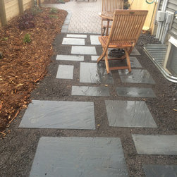 Patio Slab Walkways - Landscaping Stones And Pavers
