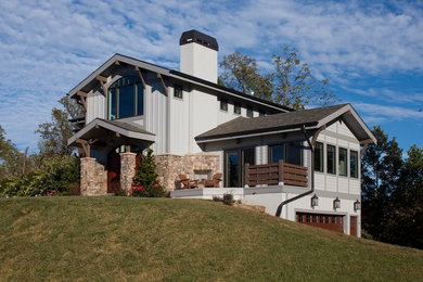 Arts and crafts exterior home photo in Other