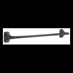 24" Oil-Rubbed Bronze Towel Bar Clarendon BH26504ORB - Towel Bars