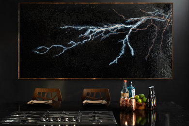 Dining room - contemporary dining room idea in Other