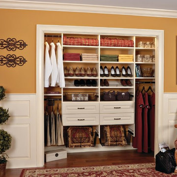 Ivory Reach-In Closet