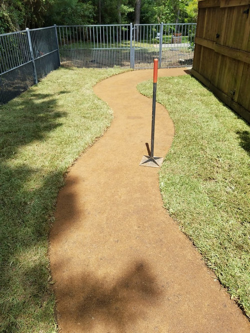 New Crushed Granite Path