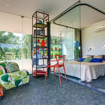Glass Cube Bedroom