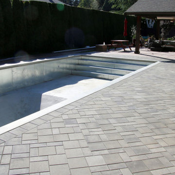 Start to Finish in ground pool