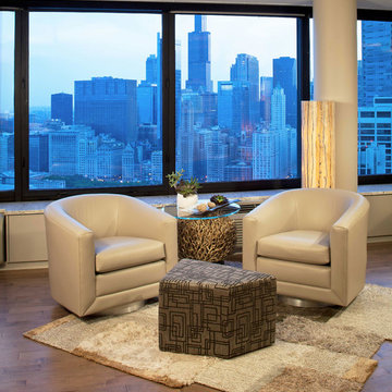 Chicago Millennium Park Residence Seating Area