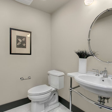 Mercer Island WA | The Symphony House Basement Powder Room