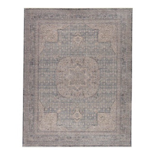 Jaipur Living Epsilon Medallion Blue/ Gray Area Rug (10'X13