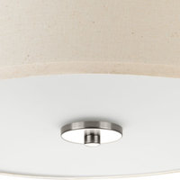 Inspire 2-Light Flush Mount, Brushed Nickel