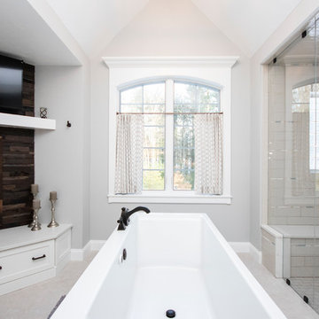 Rustic Elegance Master Bathroom Suite