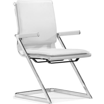 Pershing Plus Conference Chair (Set of 2) - White
